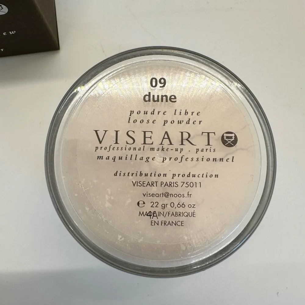 ⭐️⭐️⭐️ VISEART - 09 Dune -‎ Professional Loose Setting Powder - Sealed 22 gr⭐️⭐️
